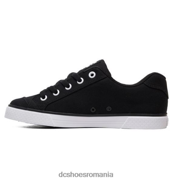 DC Shoes pantofi de pânză Chelsea de damă X0FD0454 alb negru