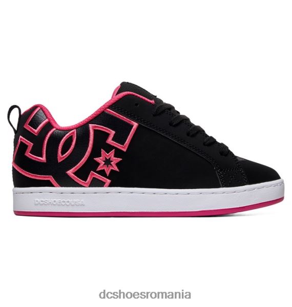 DC Shoes pantofi graffik de curte pentru femei X0FD0437 sablon negru/roz