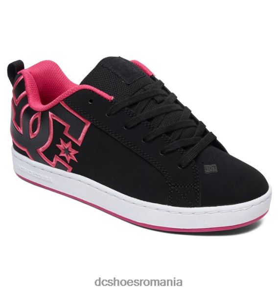 DC Shoes pantofi graffik de curte pentru femei X0FD0437 sablon negru/roz