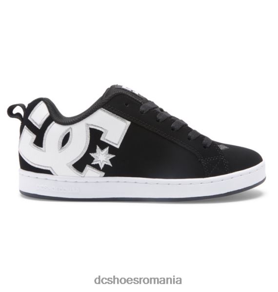 DC Shoes pantofi graffik de curte pentru femei X0FD0438 sablon negru/alb