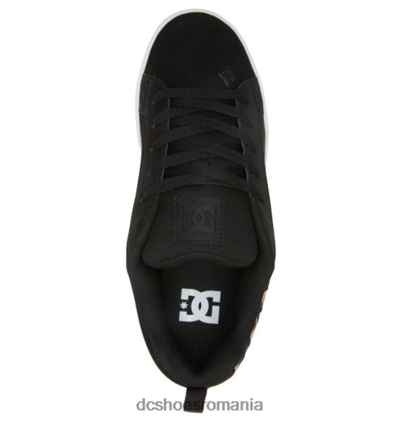 DC Shoes pantofi graffik de curte pentru femei X0FD0445 imprimeu negru/alb/negru