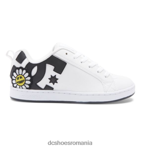 DC Shoes pantofi graffik de curte pentru femei X0FD0448 alb/negru/galben
