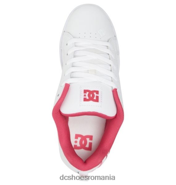 DC Shoes pantofi graffik de curte pentru femei X0FD0459 alb/roz nebun
