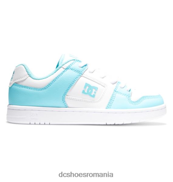 DC Shoes pantofi manteca 4 dama X0FD0499 strălucire alb/albastru