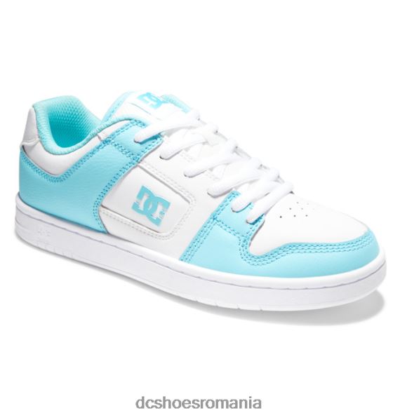 DC Shoes pantofi manteca 4 dama X0FD0499 strălucire alb/albastru
