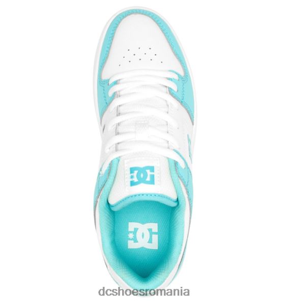 DC Shoes pantofi manteca 4 dama X0FD0499 strălucire alb/albastru