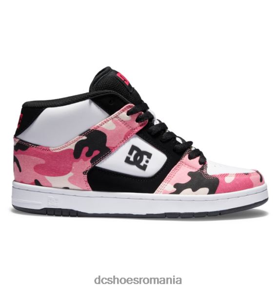 DC Shoes pantofi manteca 4 mid - mid-top pentru femei X0FD0479 camo negru/roz nebun