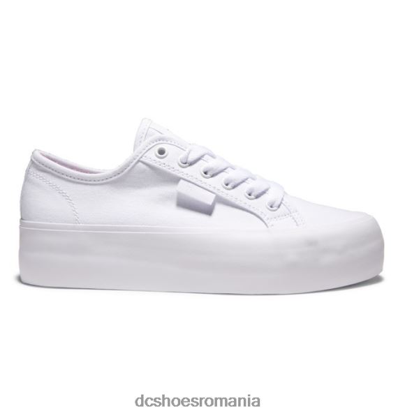 DC Shoes platforma manuala - pantofi plat pentru femei X0FD0473 alb