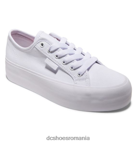 DC Shoes platforma manuala - pantofi plat pentru femei X0FD0473 alb