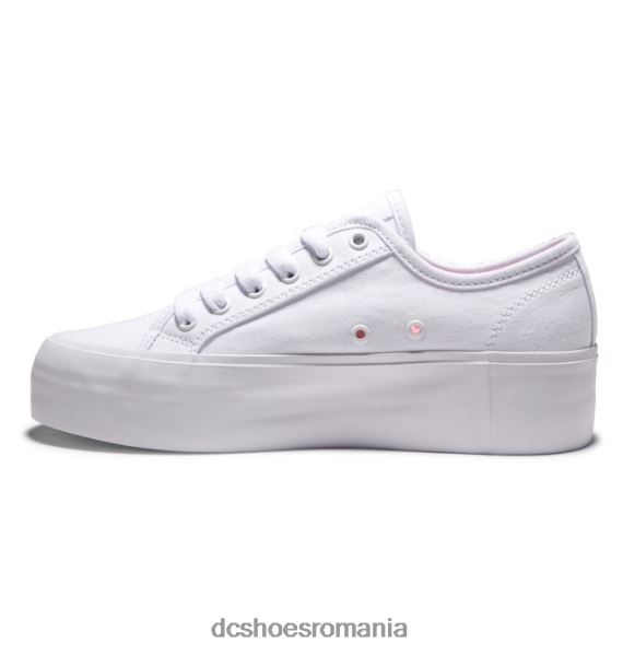 DC Shoes platforma manuala - pantofi plat pentru femei X0FD0473 alb