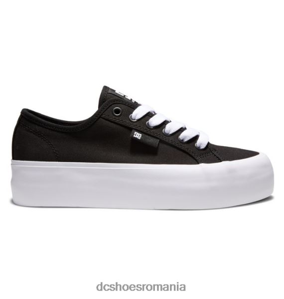 DC Shoes platforma manuala - pantofi plat pentru femei X0FD0474 alb negru